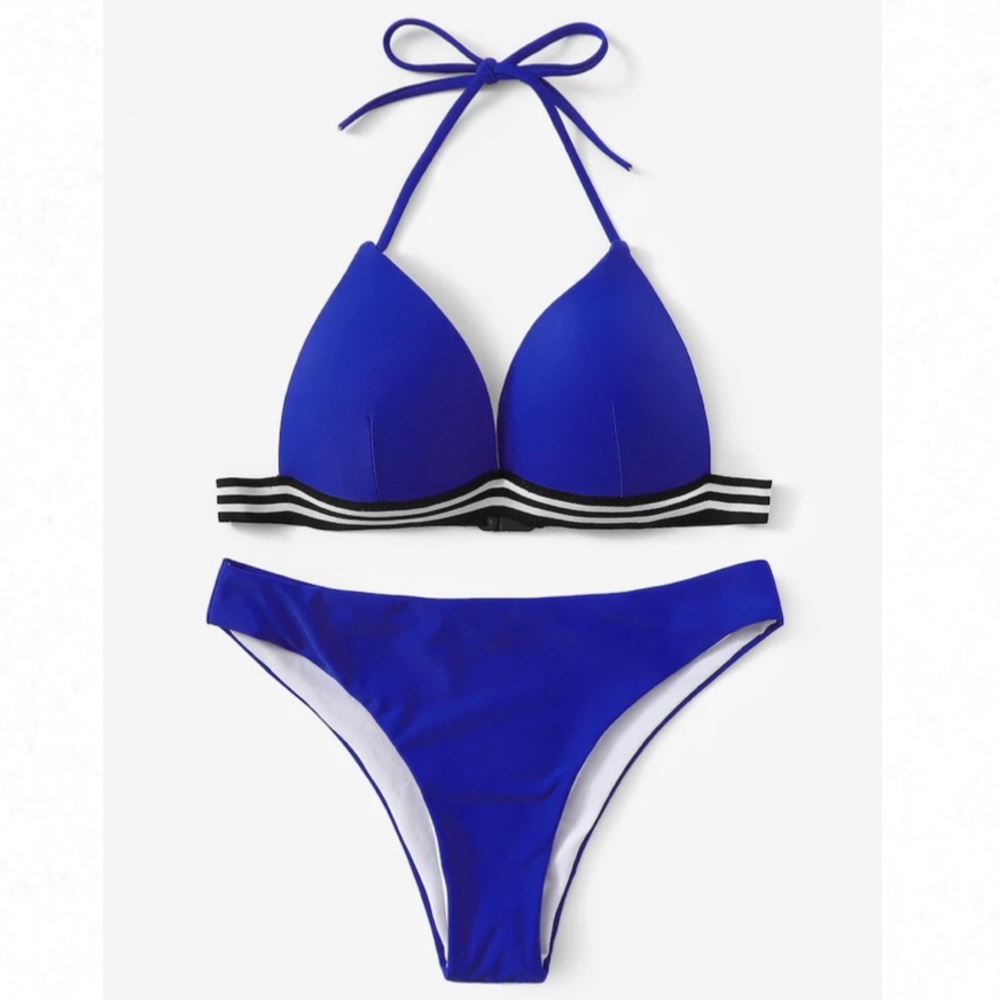 Blue bathing suit